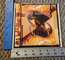 David Sanborn Signed Promotional Mini Poster 