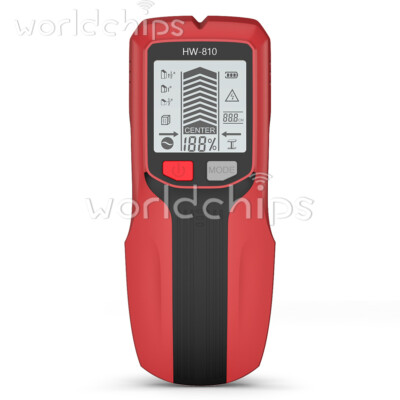 6-in-1 Stud Finder Wall Scanner LCD Display Detector for Wood AC Metal detection
