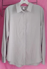 H & M Women's Blouse Beige size 8