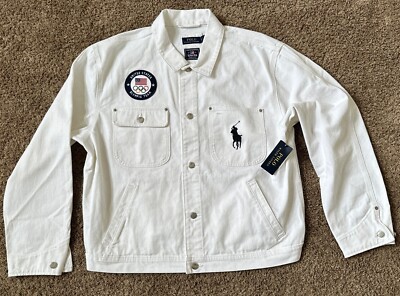 〈新品〉POLO RALPH LAUREN【M】OLYMPIC ジャケット Vintage Polo Ralph Lauren Jacket Men M Stadium Hurdle Man