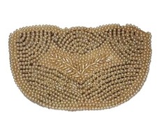 Vintage LA Regale 1960's Clutch Evening Bag Purse Beaded Pearls Made Japan