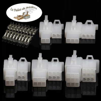 Kit Connecteur Modu 2 Mâle/femelle 8 Voies - Pour Câblage électrique, Marque ErreBi Group