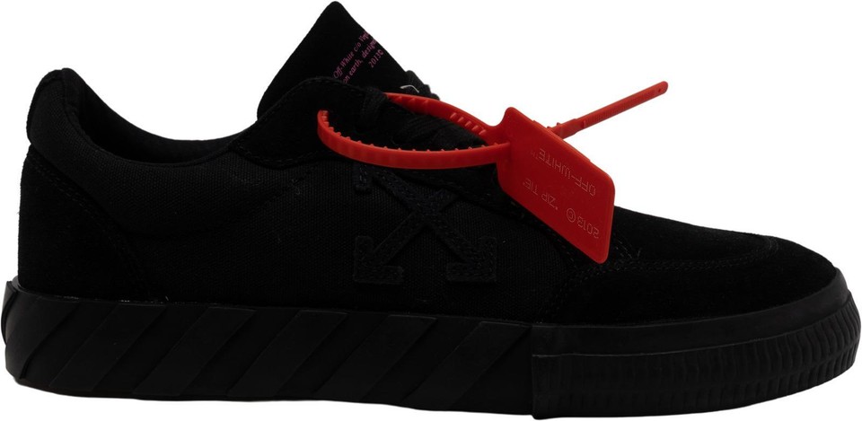 Off-White Vulc Sneaker Black Suede for sale | eBay