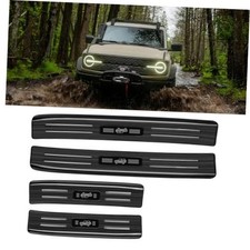 Stainless Steel Door Sill Protector Compatible 2021-2025 Bronco No for Sport