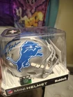 BARRY SANDERS Signed Detroit Lions mini helmet