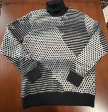 Guess Los Angeles Eco Logo Sweater Turtleneck Mens LargeHigh Density