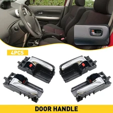 4x Car Interior Inside Door Pull Handle Left Right For 2003-2008 Toyota Corolla