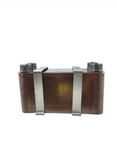 60 Plate Water to Water Brazed Plate Heat Exchanger 1 1/4" MPT Ports w/ Brackets