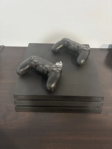 🔥Sony PlayStation 4 Pro Console with Two DualShock Controllers🔥 