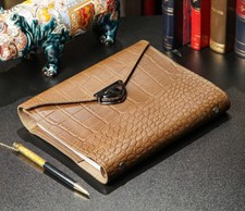 Leather cover A5 notebook. Just leather cover A5 for notebook with binder.