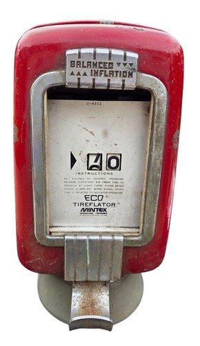 Vintage Mintex Gas Station ECO TIREFLATOR Air Meter Pump Model 98