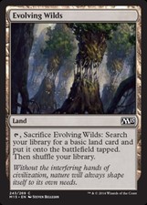 x4 Evolving Wilds - Magic 2015 (M15) - NM - MTG