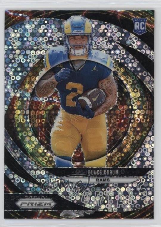 2024 Panini Prizm Portals No Huddle Prizm Blake Corum #8 Rookie RC 1o2