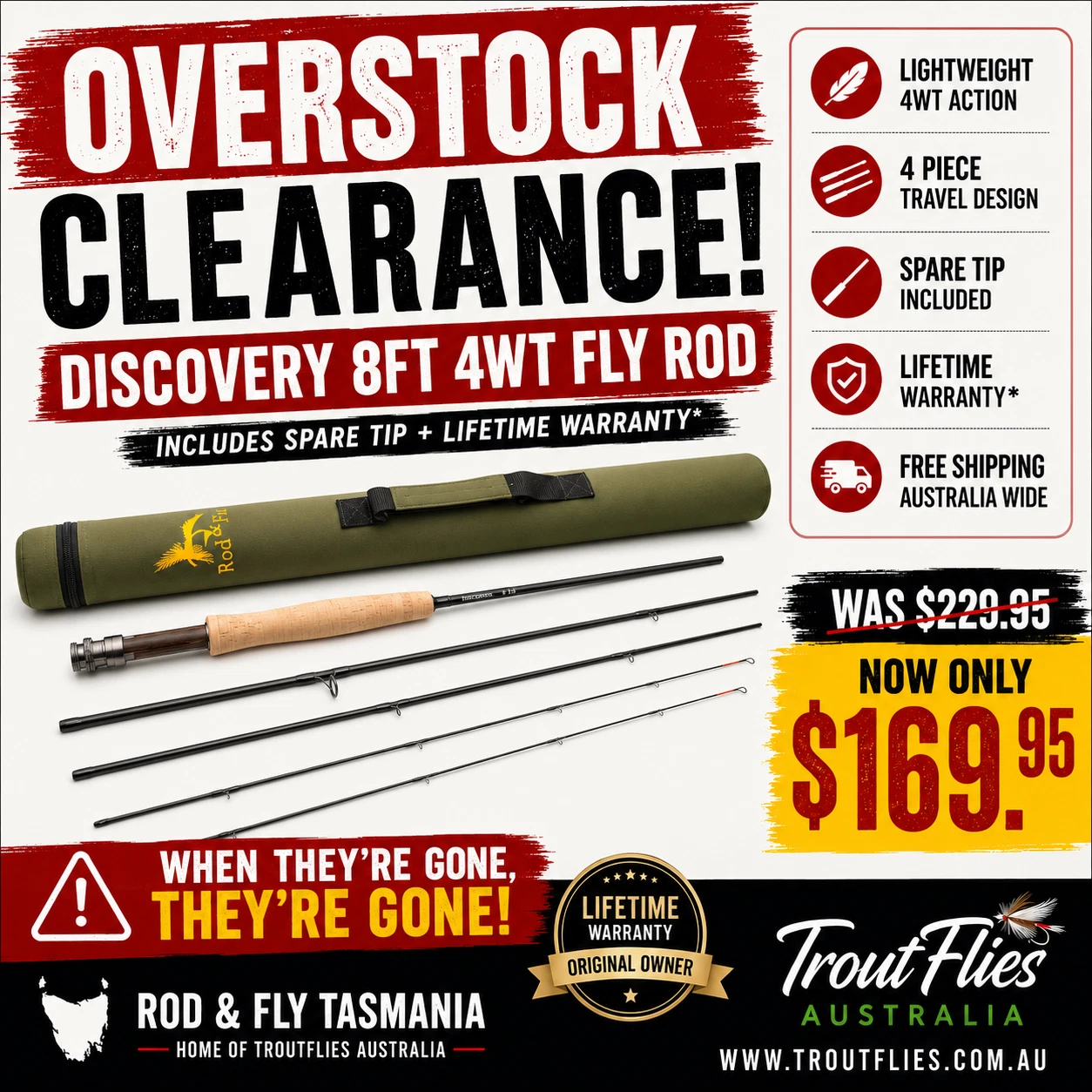 Fly Rod New Discovery 8ft 4wt