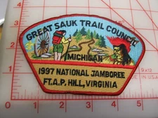 Great Sauk Trail Council 1997 Jamboree JSP collectible patch (g19)