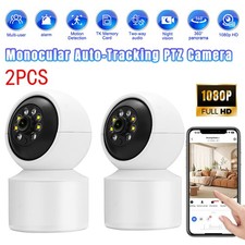2 Pack Wireless 5G WiFi Security Camera System Smart Outdoor Night Vision 1080P