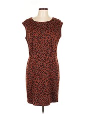 NWT Nine West Women Brown Cocktail Dress L