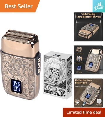 Precision Electric Foil Shaver with Cordless Design - Ideal for All Hair Types