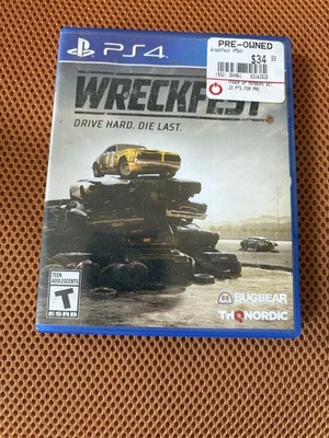 Wreckfest Drive Hard Die Last Play Station 4 Game