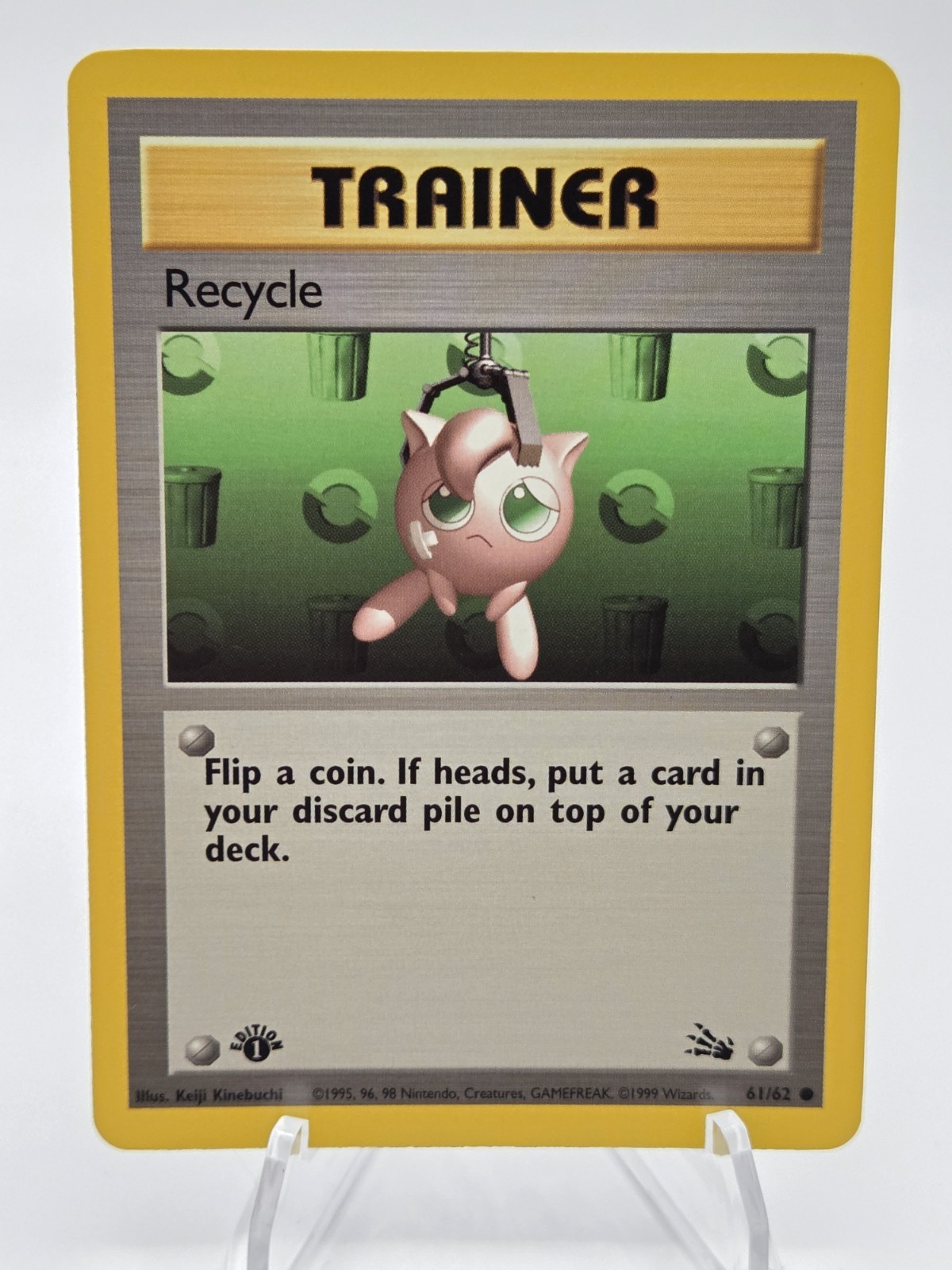 RECYCLE - 61/62 - 1st Edition Fossil - Pokemon Card - NM