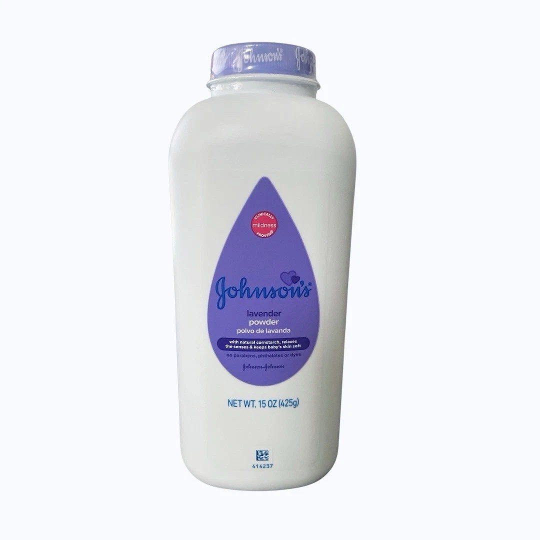 Johnson's Baby Powder Lavender Cornstarch Hypoallergenic 15 oz New Sealed