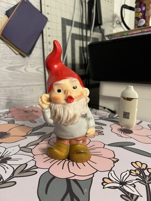 Vintage Hand Painted Heissner Garden Gnome Model No. 926