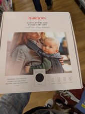 Baby Bjorn Baby Carrier One Black Cotton Mix  BabyBjorn 