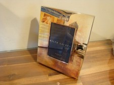 Vintage Ralph Lauren Silver Plate Photo Frame Picture 3.5x5 80s 90s Classic