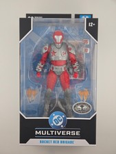 McFarlane DC Multiverse Rocket Red Brigade Platinum Edition 7  Action Figure NIB