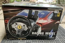 Sega Dreamcast Thrustmaster Ferrari Racing steering wheel Pedals Boxed F355 Rare