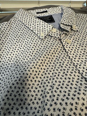 Abercrombie & Fitch Dress Shirt - Button Up- Super Slim - Size Adult extra  Large | eBay