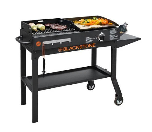 Gas Charcoal Griddle Grill Combo Blackstone Flat Top Hibachi