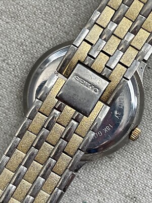 Seiko Quartz 18K Gold Electroplated Water Resistant For Seiko Quartz 18K Gold Electroplated Water Resistant For