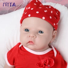 20'' Realistic Silicone Reborn Doll Lifelike Newborn Baby Girl Birthday Gift