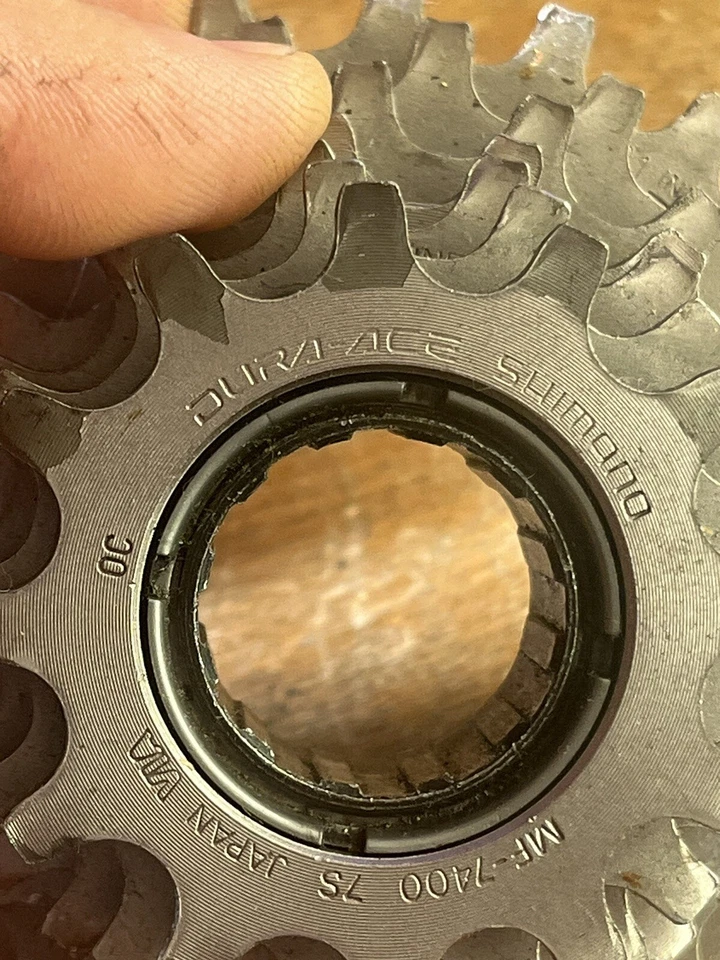 Vintage Shimano Dura Ace Freewheel MF-7400 12-13-14-15-17-19-21 7 Speed 80s Road - Image 3 of 4