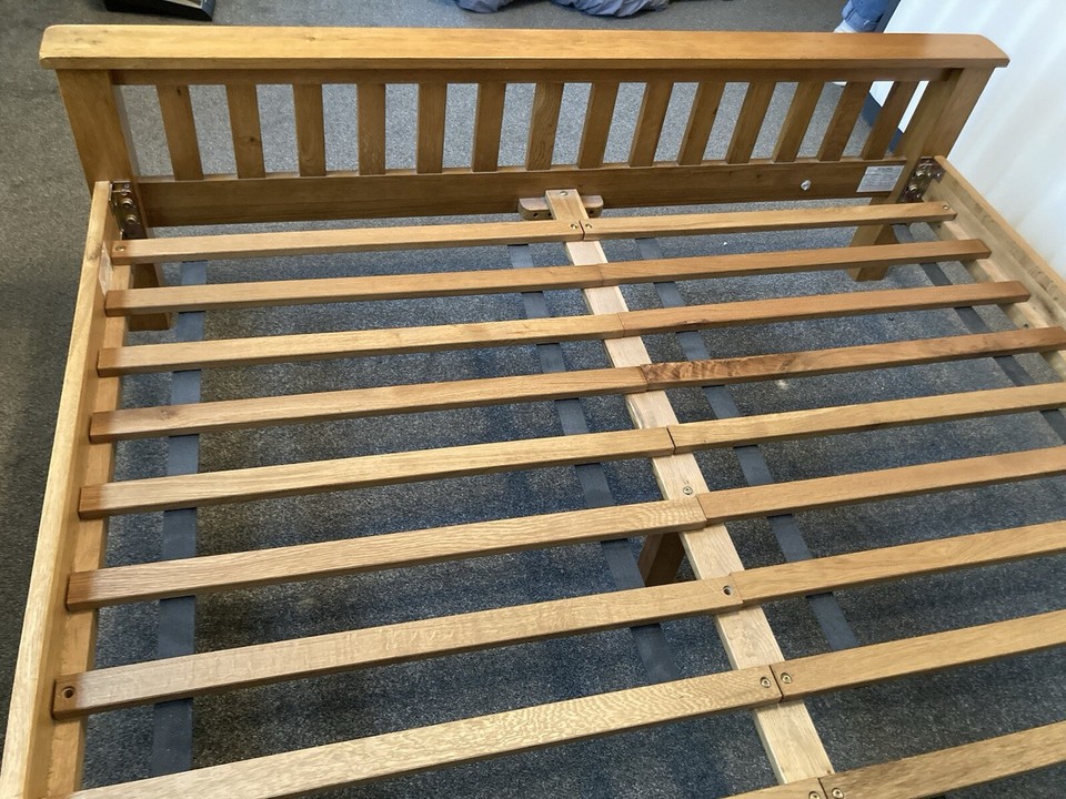 Oak Furniture Land King Size Rustic Bed Frame eBay