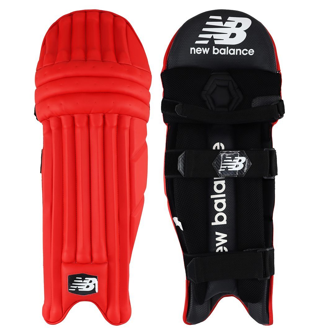 New Balance DC 1080 Adults Mens Red Cricket Batting Pads UK