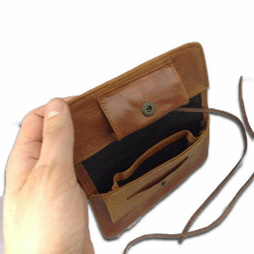 Portatabacco In Sughero Vegan 30-40g - Con Scomparto Per Cartine, Filtri E Accendino - Impermeabile E Sostenibile - Foto 2