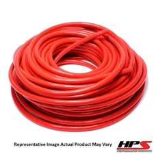 HPS 3/8" ID Red High Temp Reinforced Silicone Heater Hose Tubing - 1 Feet Roll