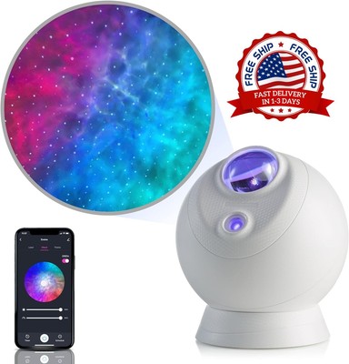 #1 Proyector de estrellas, galaxia, iluminación LED de nebulosa, aplicación WiFi