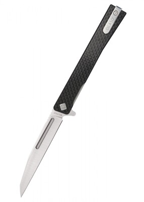 Taschenmesser Solstice, Wharncliffe, Karbon, satiniert, Ocaso Knives - Folder