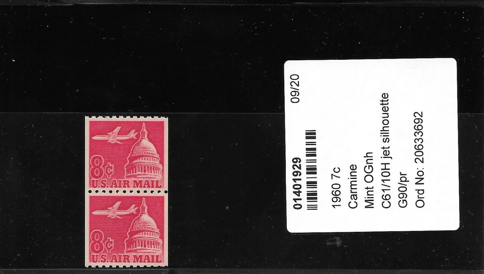 Scott #C65a Pair--2021 PSE Certificate-SUPERB 98 MNH-2024 SMQ Value $135.00 - Image 2 of 2