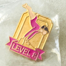 NEW GYMNASTICS Lapel Pin LEVEL 8 