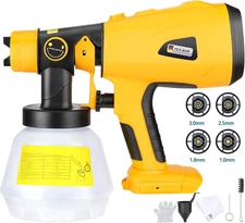 High Pressure Cordless Paint Sprayer Handheld Spray Gun for Dewalt 20V Battery