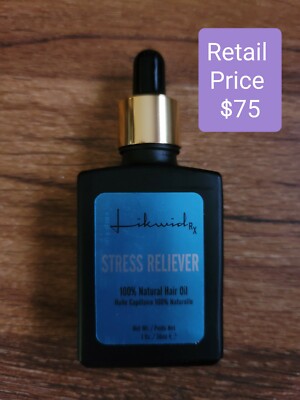 Likwid Rx Stress Reliever 100% Natural Ayurvedic 1 oz Hair Oil NEW $75 Retail 