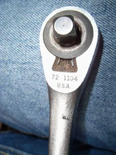 K-D TOOLS 3/8"" INCH DRIVE RATCHET SOCKET WRENCH 721104, MADE IN THE USA