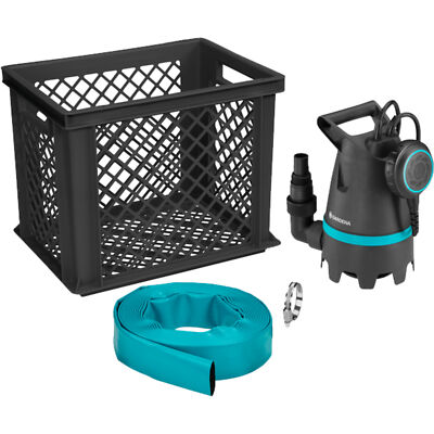 GARDENA Schmutzwasser-Tauchpumpe 10500 BASIC, Hochwasser-Set, Tauch- /