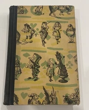 Rainbow Classics Alice In Wonderland + Through Looking Glass First Printing 1946