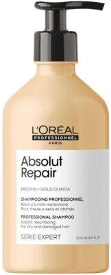 Shampoo Absolut RepaiR ReparadoR Gold Quinoa + ProteiN 500ML Serie Expert