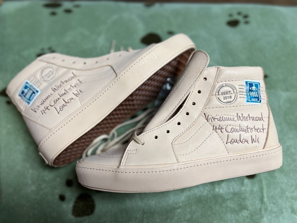 VANS x Vivienne Westwood SK8-Hi Sneakers NIB W8 M6.5 EU38.5 New
